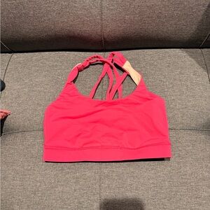 lululemon athletica Vibrant Pink Sports Bra